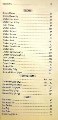 Cafe Kohinoor menu 4