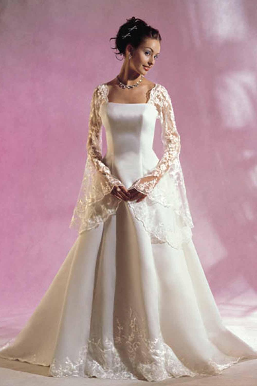 Wedding dresses with sleeves