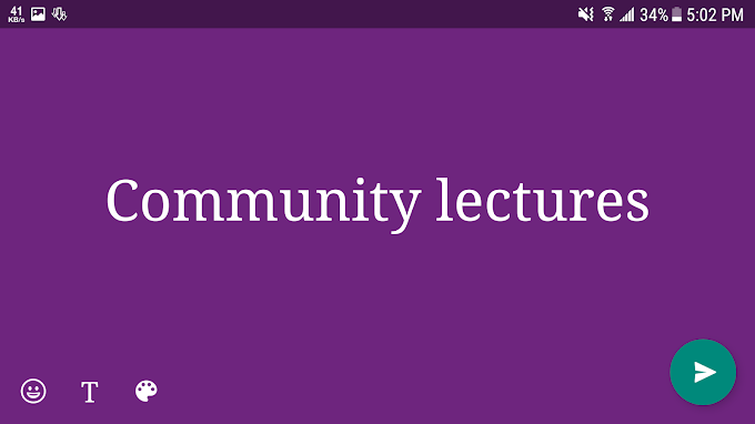 All Community lectures |متجدد|