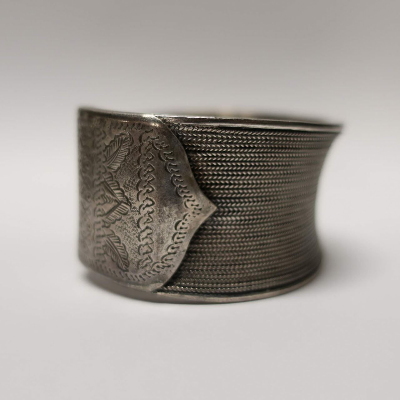 Sterling Silver Wide Cuff