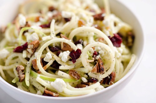 Spiralized-Apple-Cranberry-Salad-The-Creative-Bite- Spiralized Apple Cranberry Salad The Creative Bite