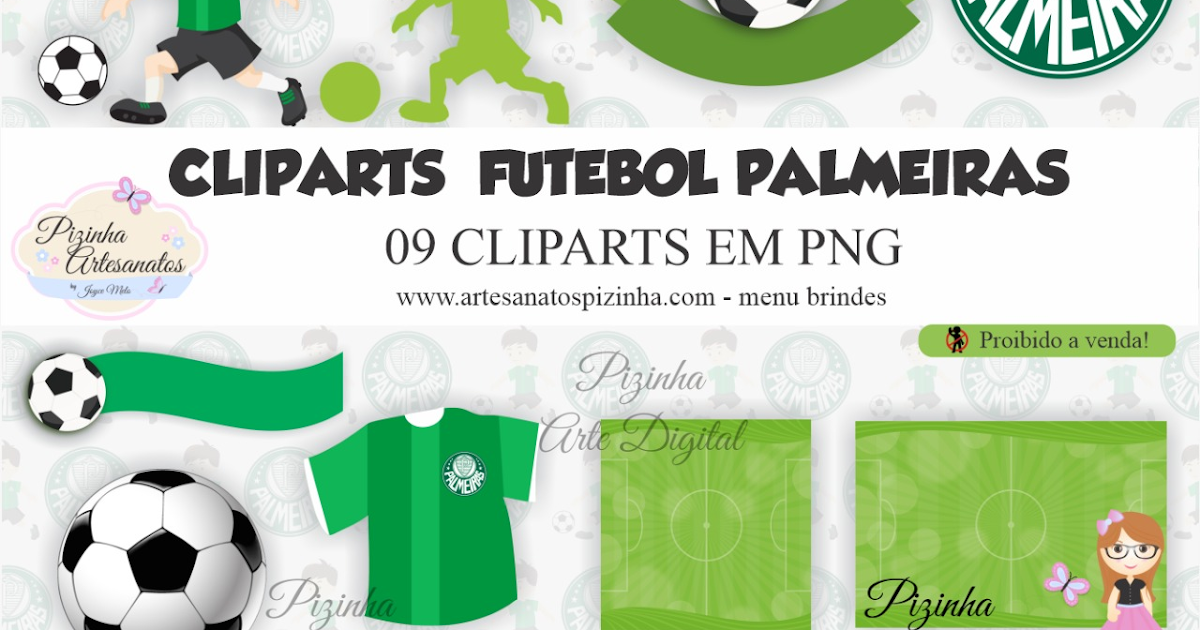 KIT DIGITAL FUTEBOL PALMEIRAS GRÁTIS - Arte Digital Grátis