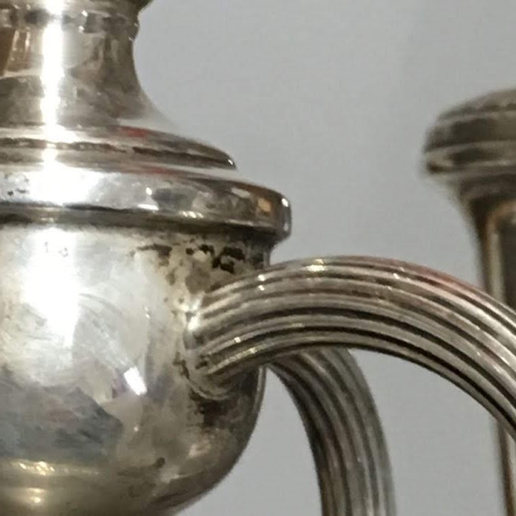 Sterling Silver Candleabra