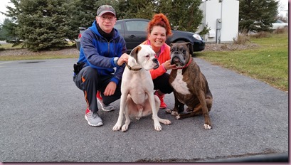 jenny and I and dogs global5k day run