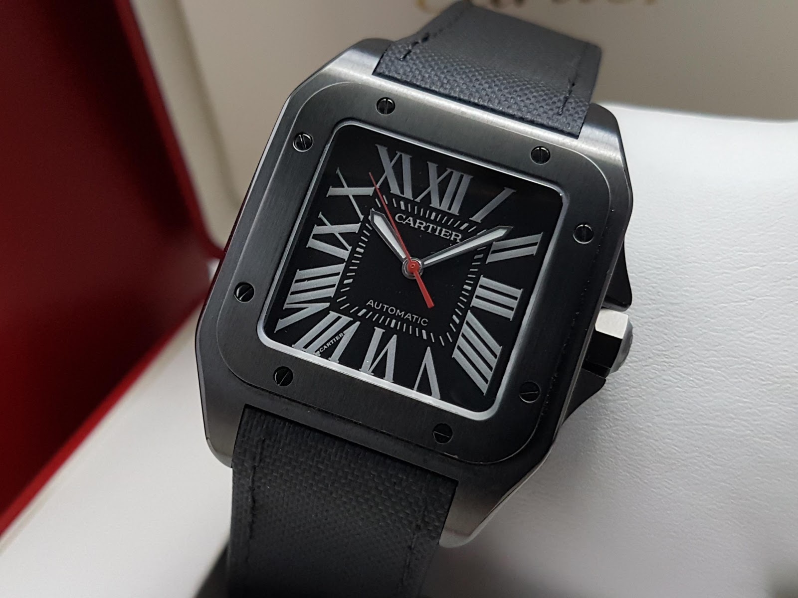 cartier santos 100 43mm