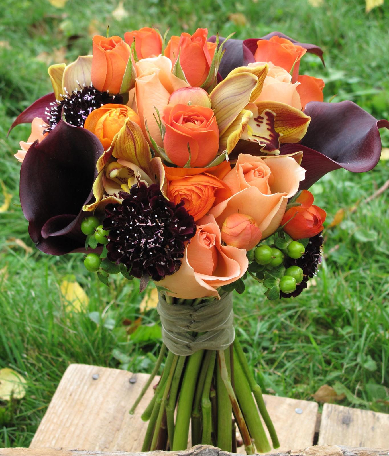 fall wedding flowers