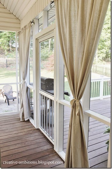 Creatiev Ambitions Outdoor Drop Cloth Curtains