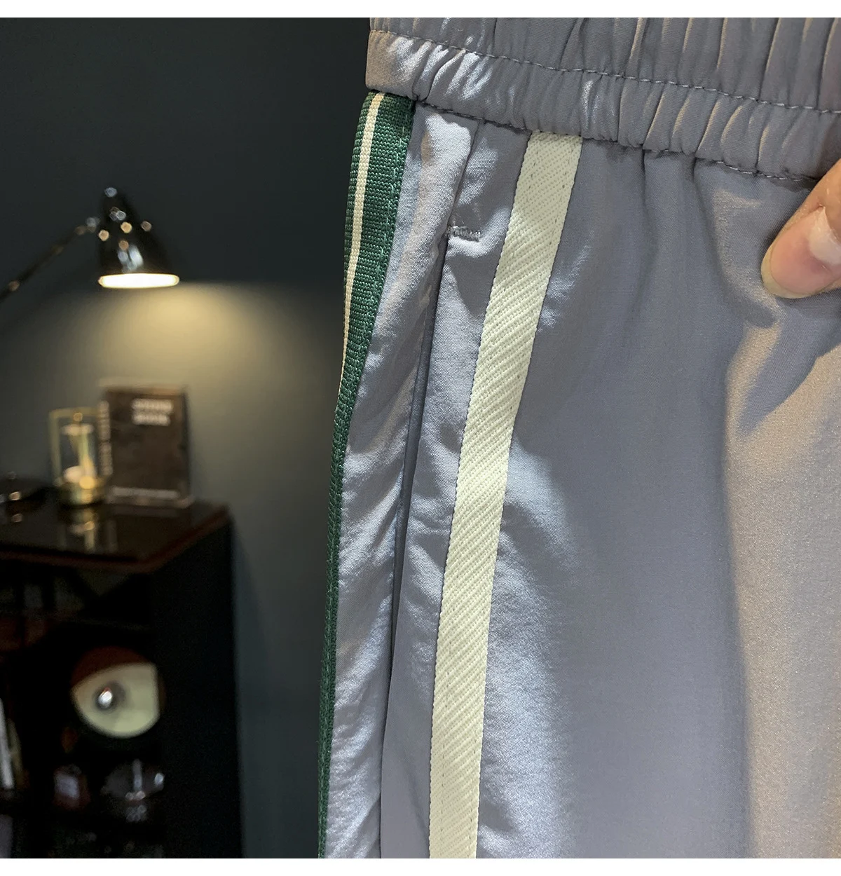Title 11, Mens Fashion Casual Ice Silk Sports Harem Pant...