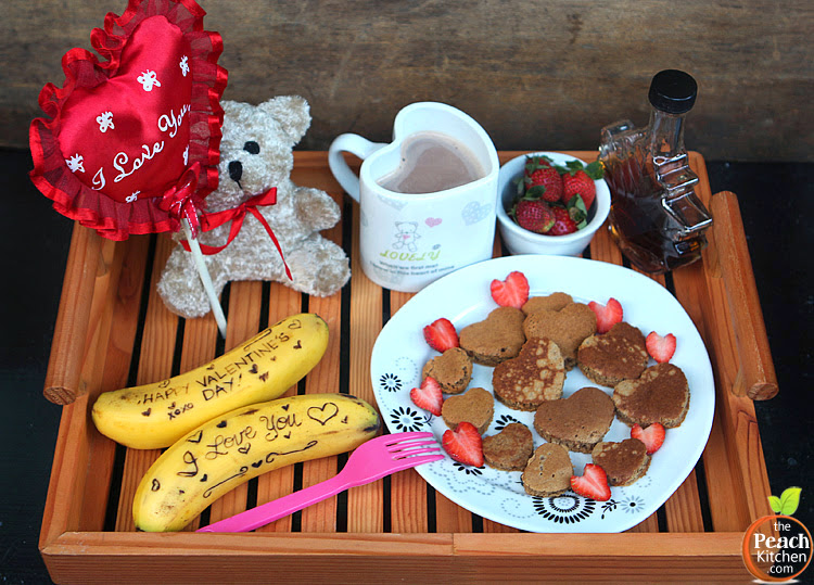 Valentine's Day Breakfast in Bed for Ykaie | www.thepeachkitchen.com