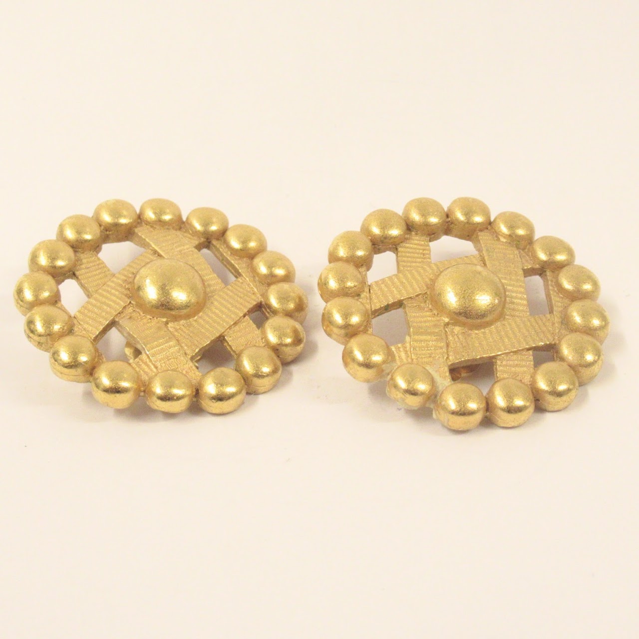 Balenciaga Clip Earrings