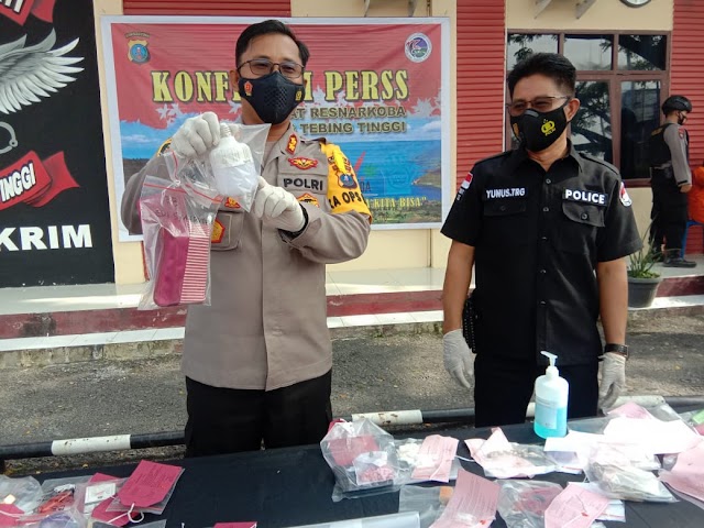 Operasi Antik Toba 2021, Polres Tebing Tinggi Ungkap 25 Kasus Narkotika