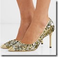 Jimmy Choo Sequinned Glitter Leather Evening Shoes Jimmy Choo Sequinned Glitter Leather Evening Shoes