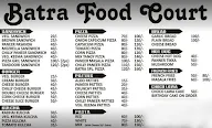 AFC Food Court menu 1