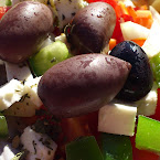 Greek salad to the left. DSC_1938.JPG
