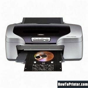 Reset Epson R800 printer with Resetter program