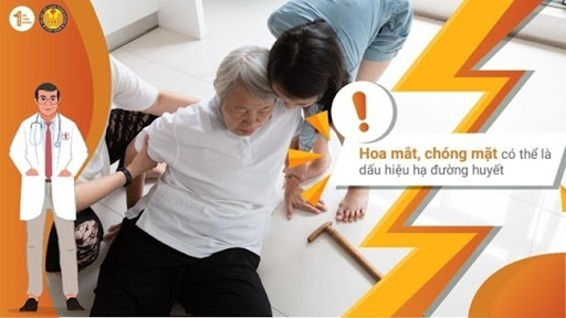 Hoa mắt, chóng mặt có thể là dấu hiệu hạ đường huyết