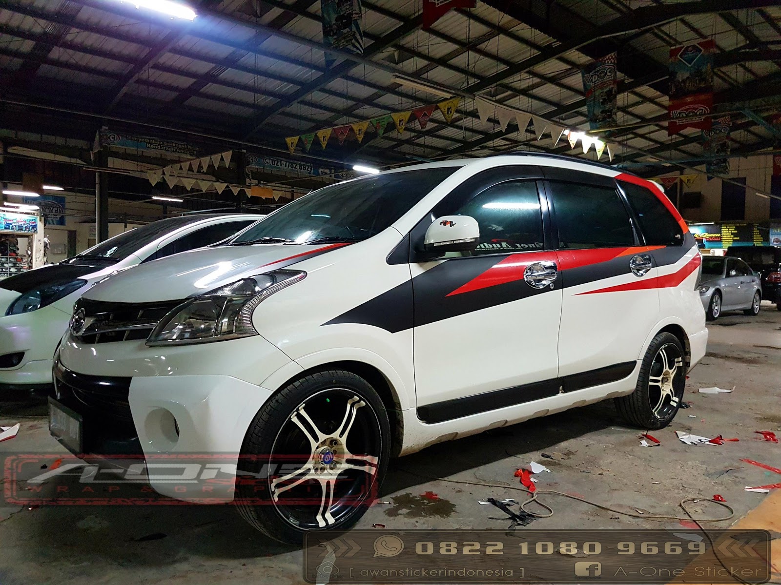 Cutting Sticker Mobil Modifikasi Sticker Depok Jakarta Bogor Avanza Sticker Modifikasi Livery