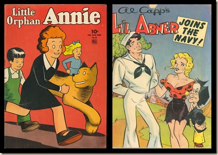 Little Orphan Annie Abner covers