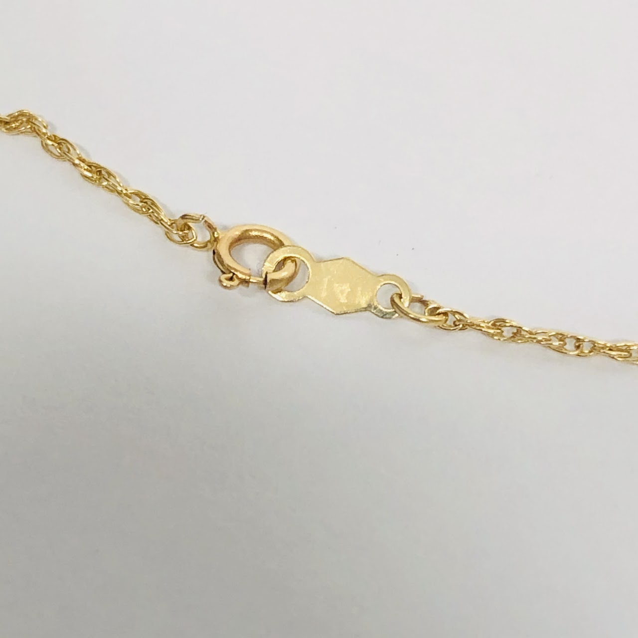 14K Gold Heart Pendant Necklace