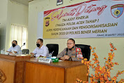 Kapolres Bener Meriah Sambut Tim Itwasda Polda Aceh