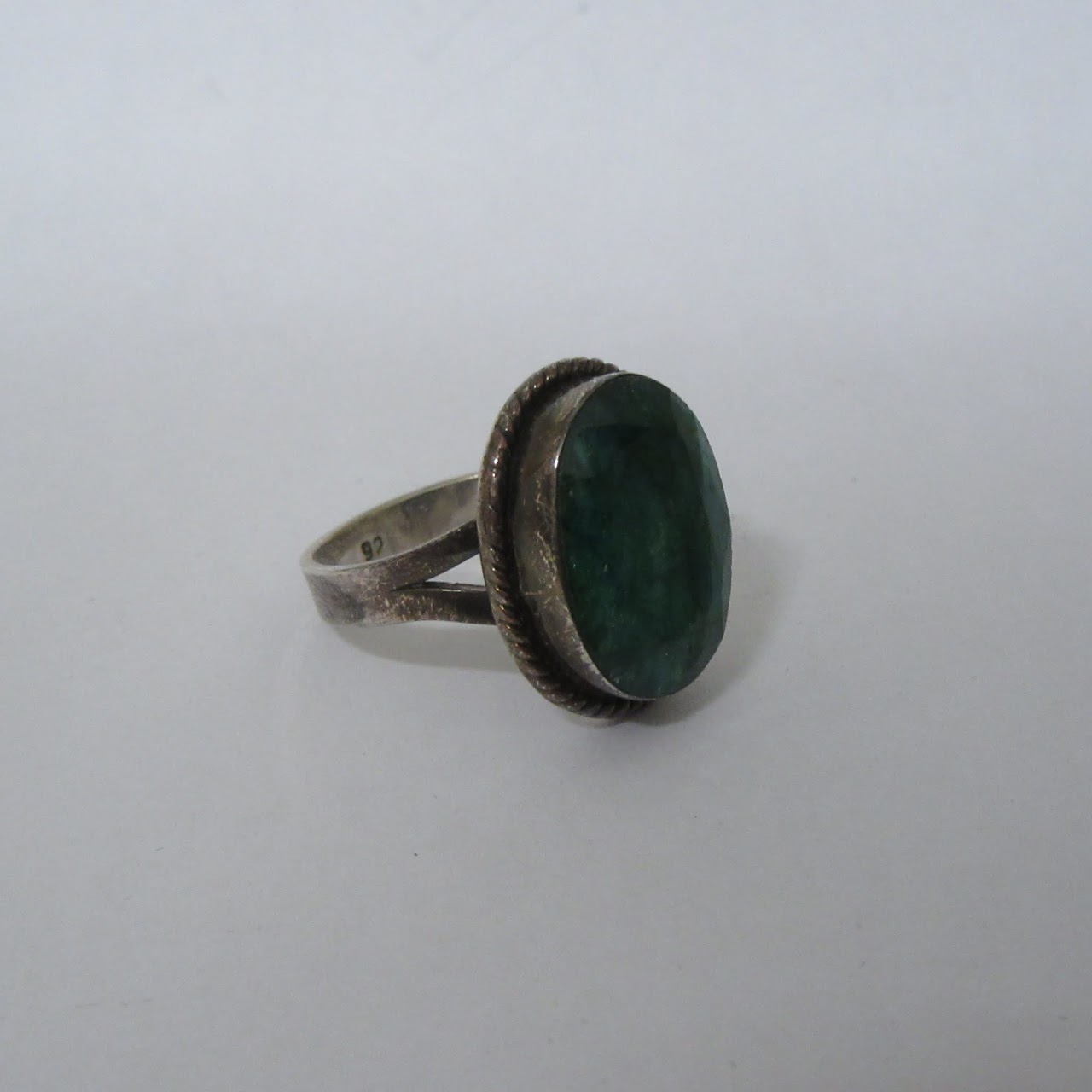 Stauer Faceted Emerald Ring