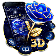 Crystal Rose Love 3D Theme  Icon