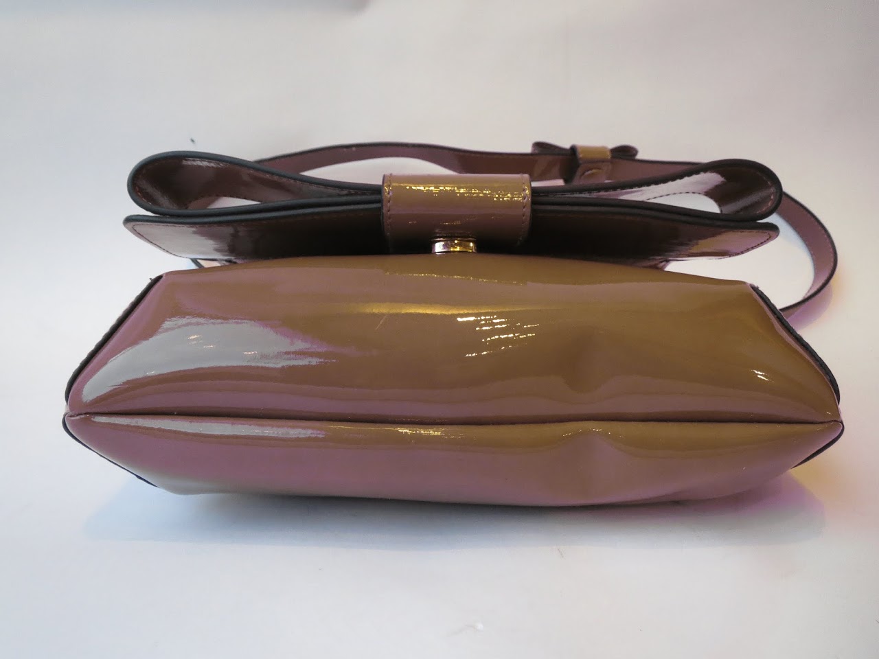 Orla Kiely Patent Leather Shoulder Bag