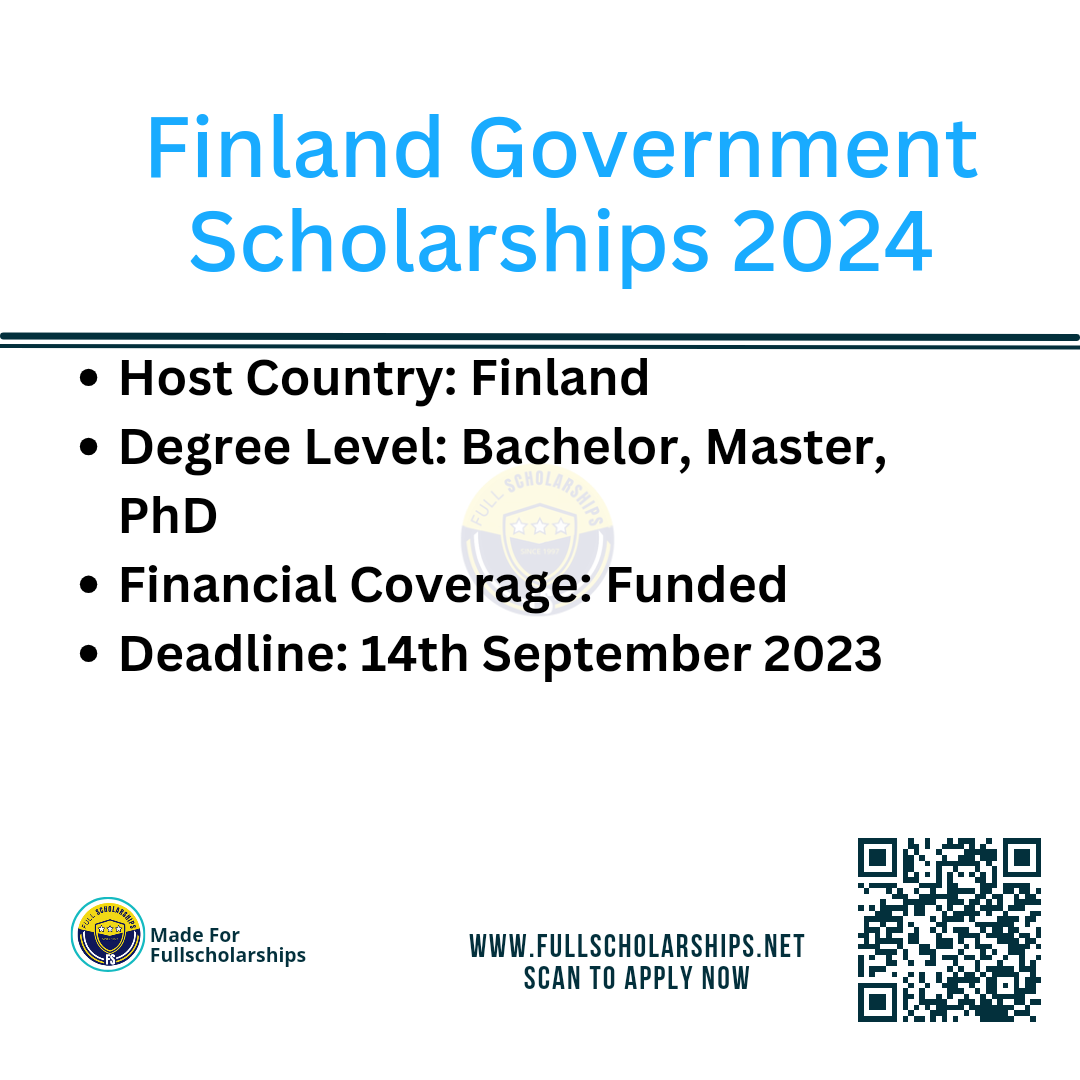 phd scholarship in finland 2024