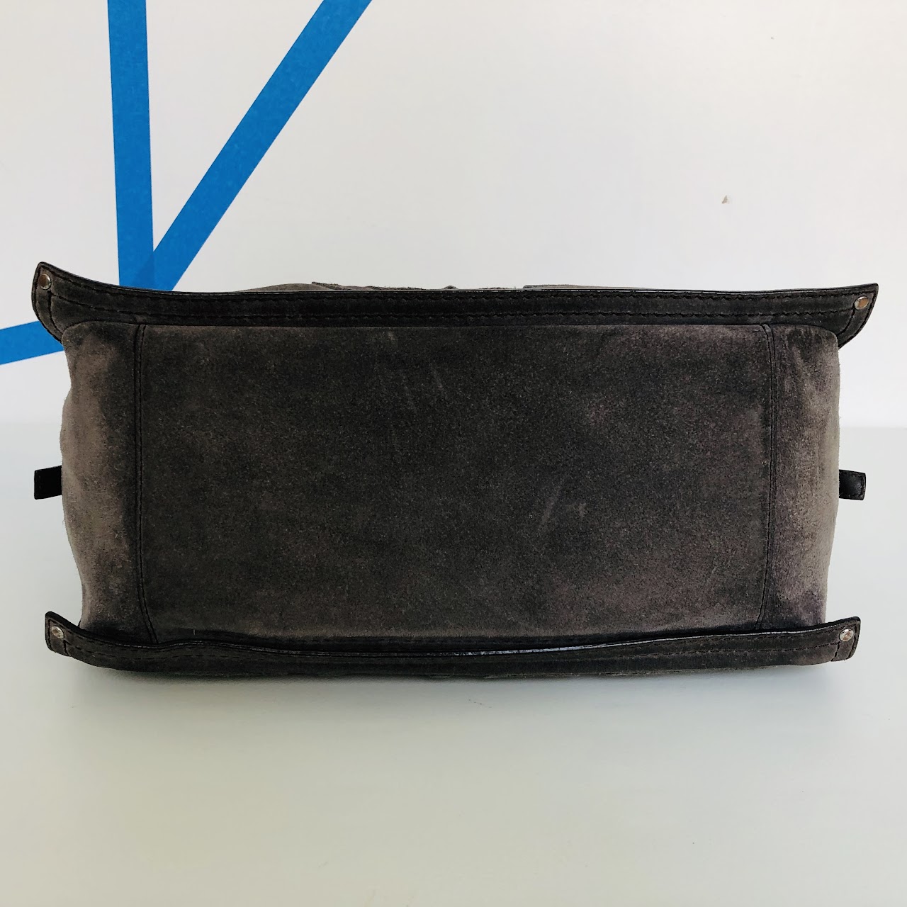 Loewe Suede Leather Logo Bag