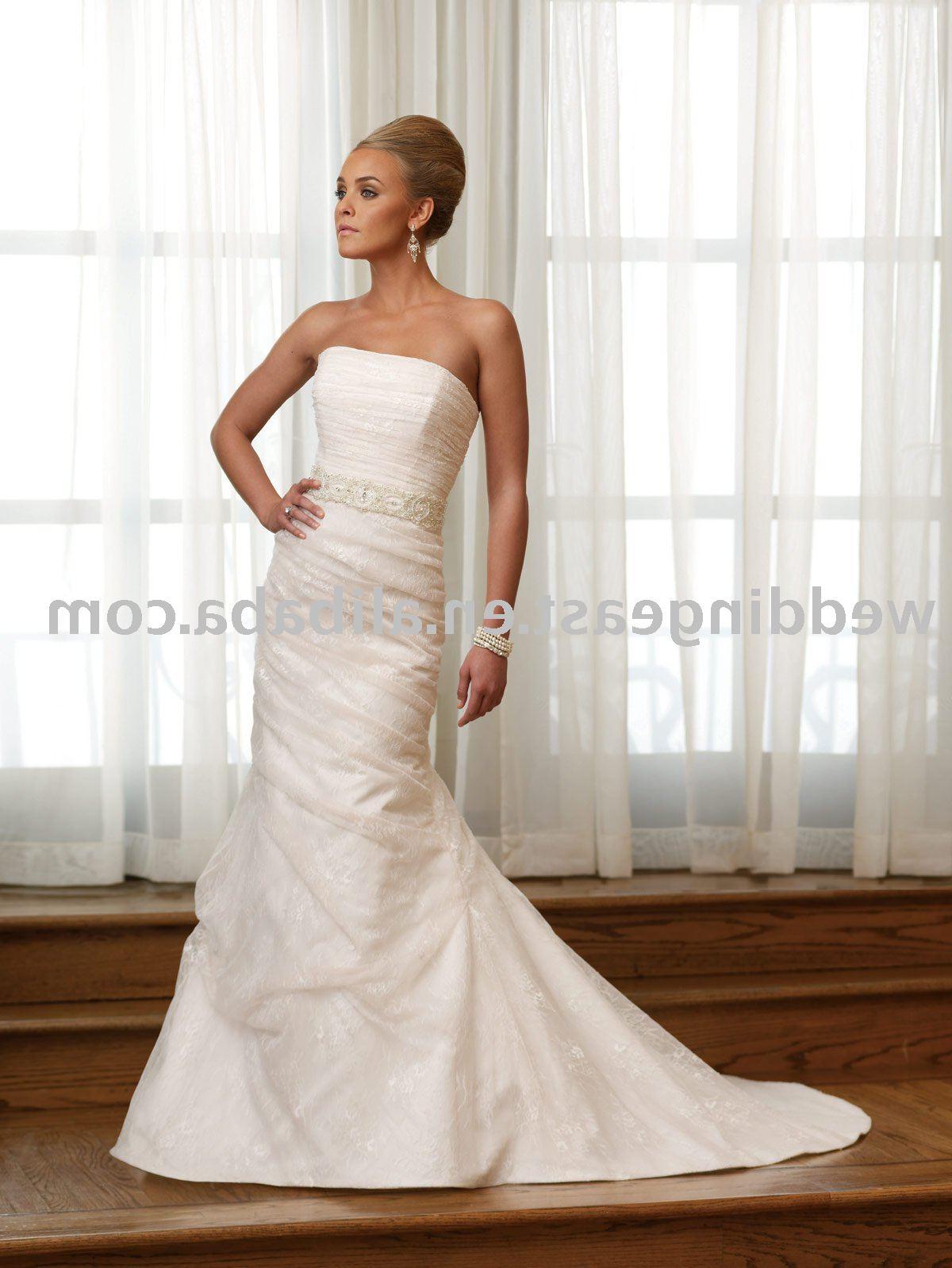 strapless wedding dresses 2000