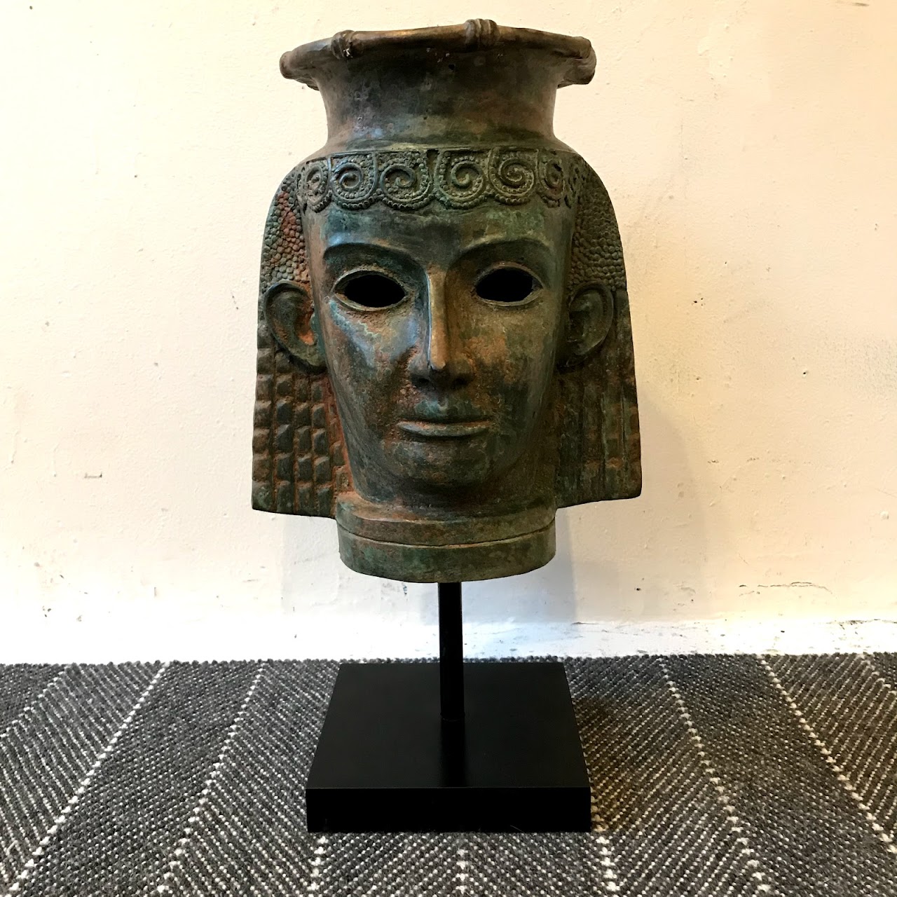 Cast Bronze Head