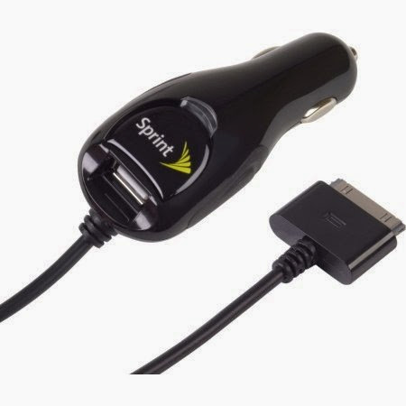  OEM Sprint Vehicle Dual Output Car Charger for the iPhone 4, 4s and iPod 3rd  &  4th Generation