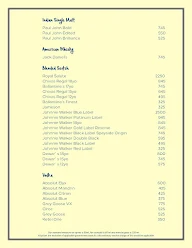 Krystal Bar - Hilton menu 3
