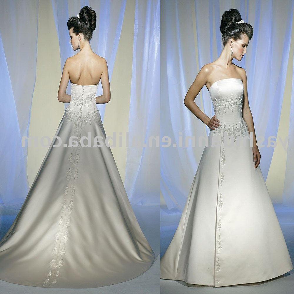 backless ball gown wedding