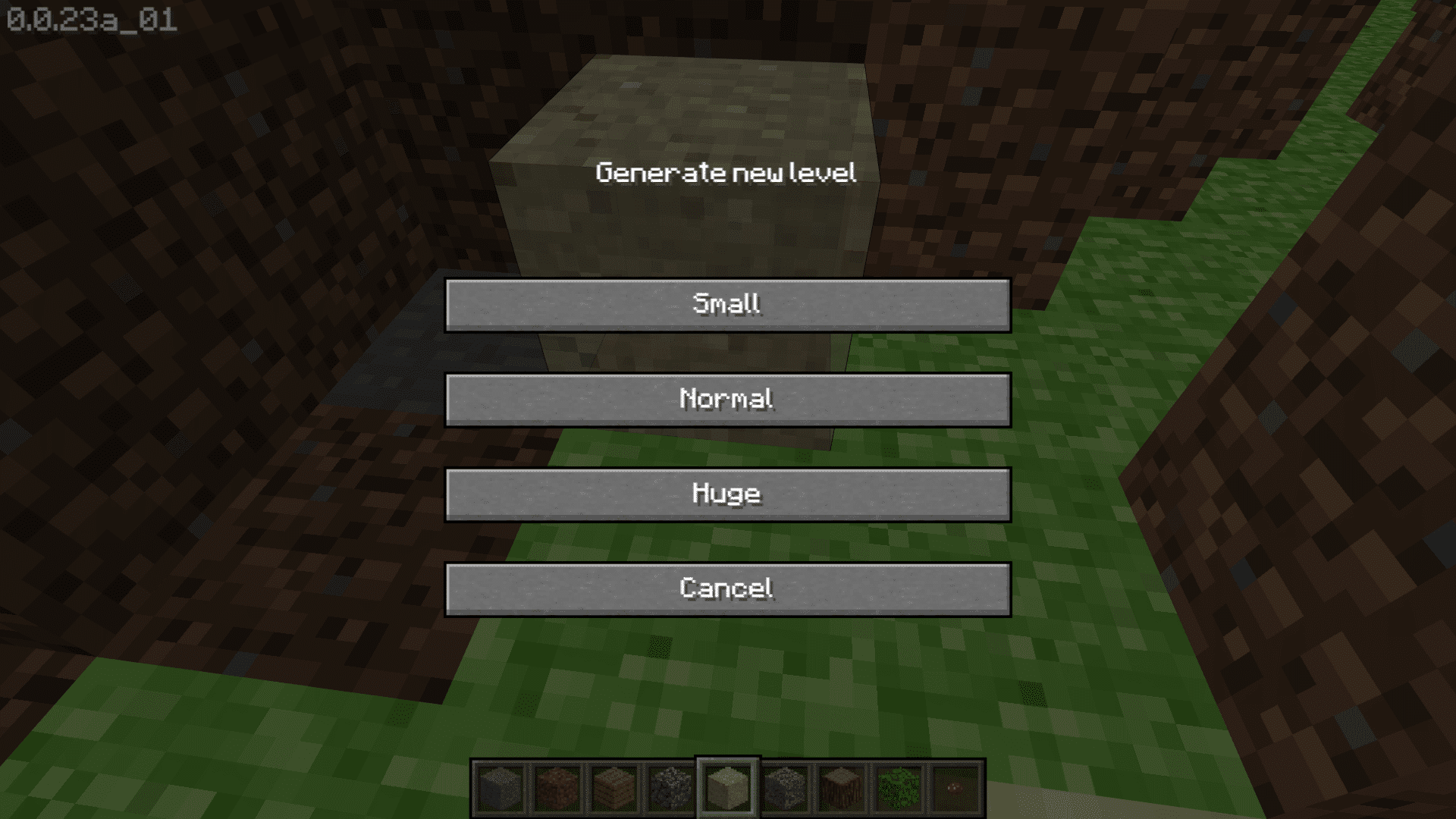 Spelniveaus op Klassiek Minecraft