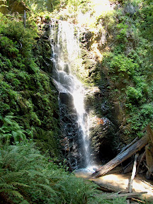 Waterfall from close up