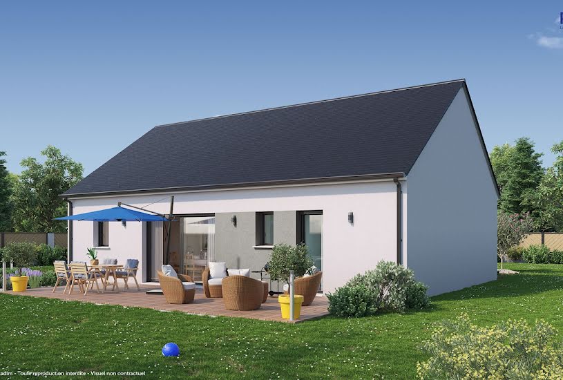  Vente Terrain + Maison - Terrain : 435m² - Maison : 90m² à Saint-Pierre-lès-Nemours (77140) 