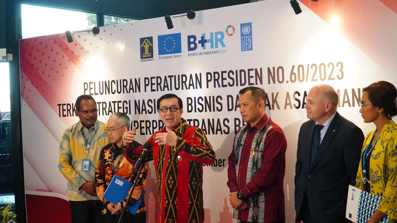 KemenkumHAM menginisiasi Rancangan Strategi Nasional Bisnis dan Hak Asasi Manusia (Stranas BHAM). (Foto istimewa)