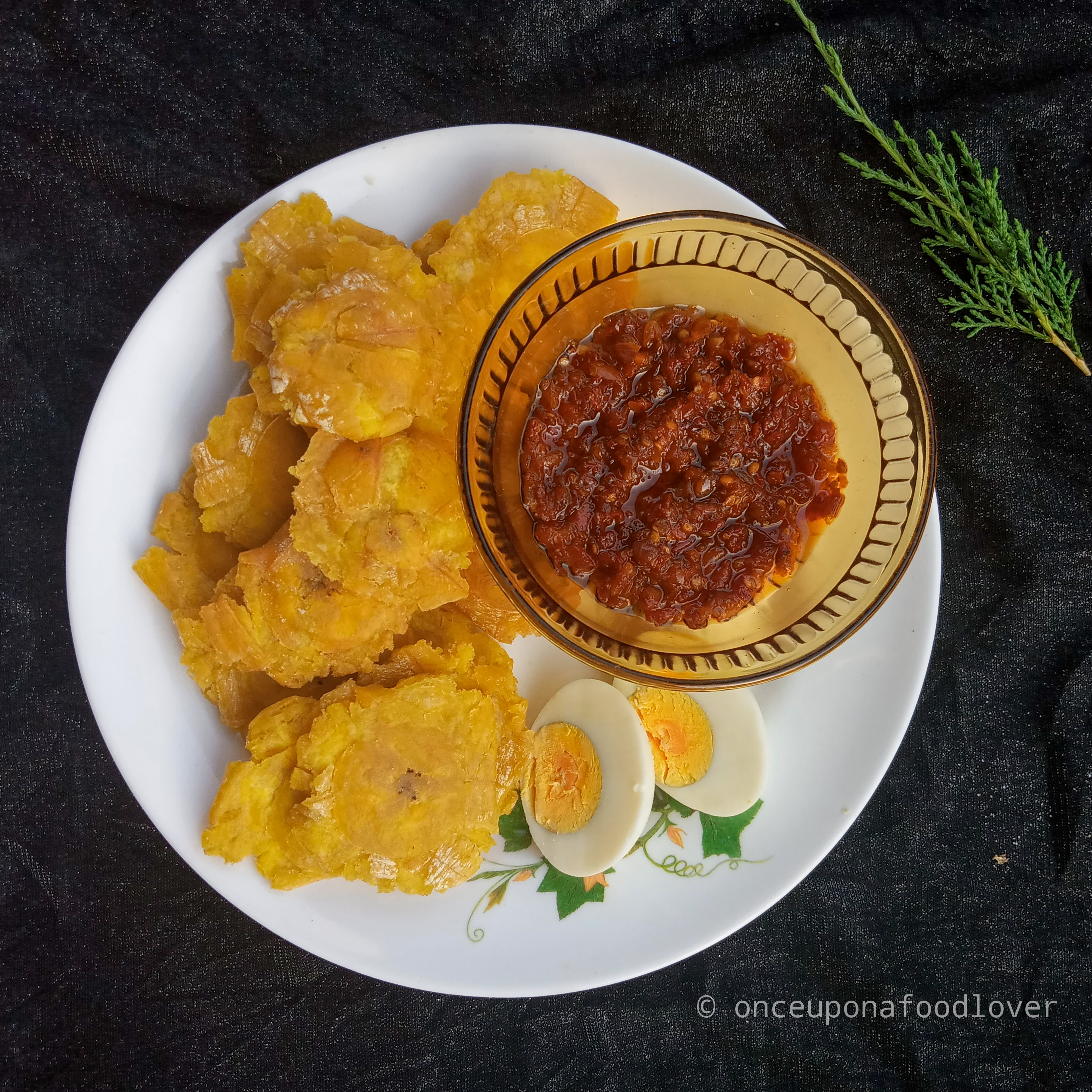 Tostones (Twice-fried Plantain Slices)