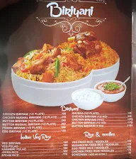 Aasife Biriyani menu 1