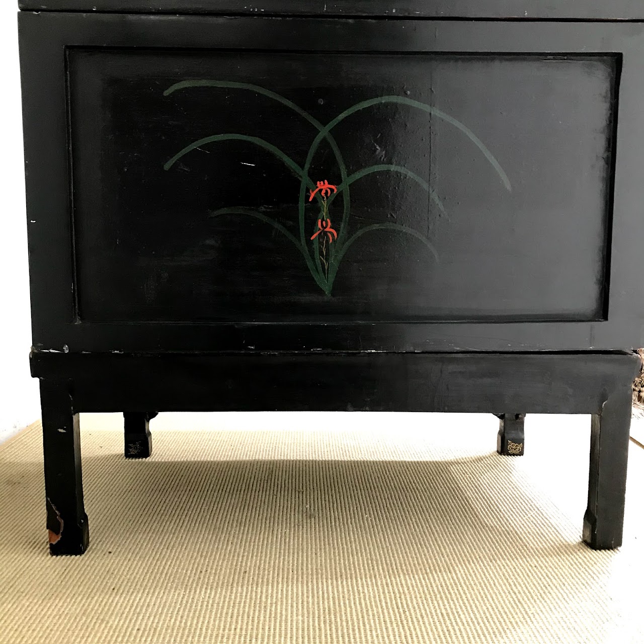 Chinese Turn of the Century Stacked Lacquer Cabinet