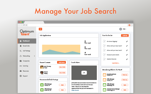 Optimum Talent Job Tracker