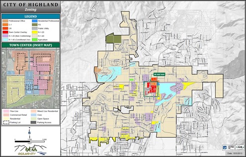 2015-09-01 Highland City Zoning Map