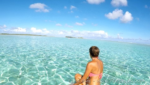 In dinghy a zonzo per la laguna - Rangiroa