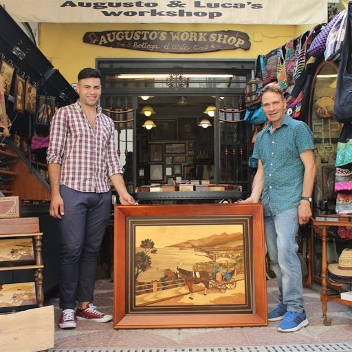 Inlaid wood work "Augusto&Luca's workshop"