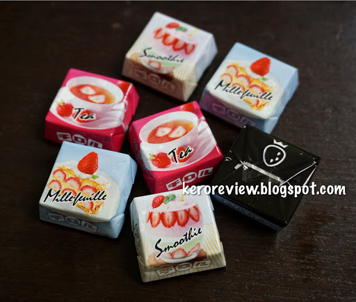 รีวิว ทิโรล ช็อกโกแลต รวมรสสตรอว์เบอร์รี่ (CR) Review Strawberry Assorted Chocolate, Tirol Brand.