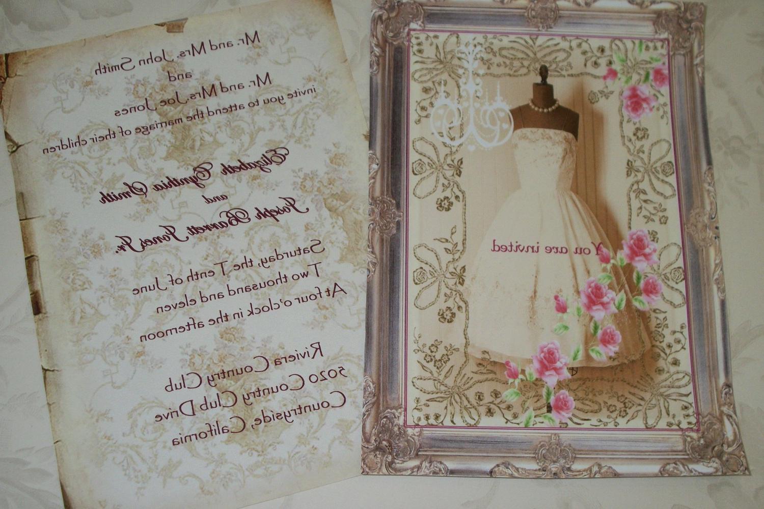 Custom Wedding Invitations