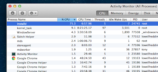 What Is The Installd Process In Os X And Why Is It Using Cpu On My Mac Technicultrtechnicultr