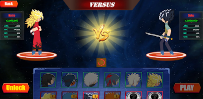 Stickman Ninja Fight Mod APK Unlock Naruto Baryon Mode 