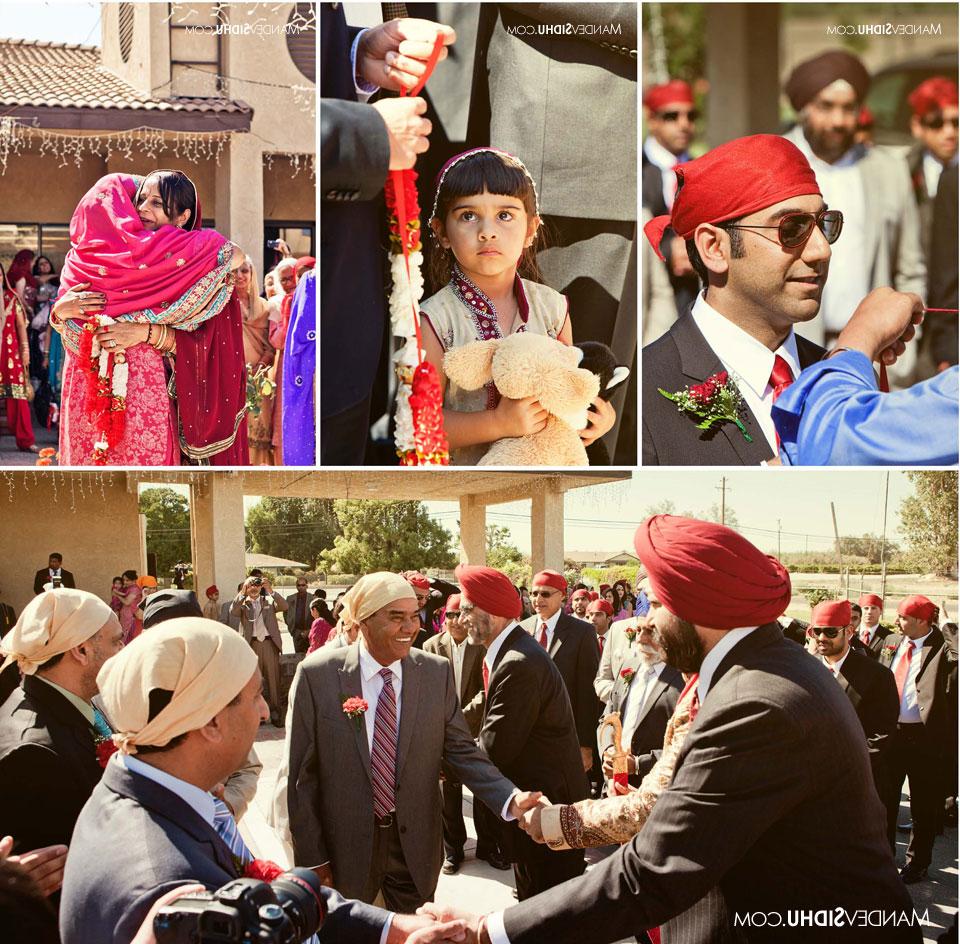 The Sikh wedding ceremony is